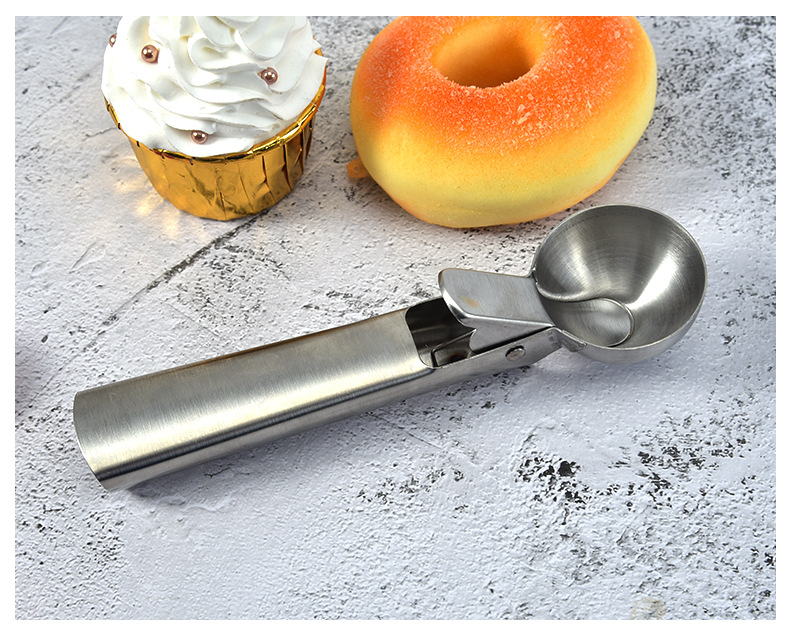 Stainless Steel Cream Dipper Ice Cream Spoon Ice Cream Ball Scoop Fruit Scoop Ice-Cream Spoon Wholesale Stainless Steel Cream Dipper Ice Cream Spoon Ice Cream Ball Scoop Fruit Scoop Ice-Cream Spoon Wholesale