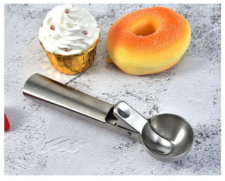 Stainless Steel Cream Dipper Ice Cream Spoon Ice Cream Ball Scoop Fruit Scoop Ice-Cream Spoon Wholesale Stainless Steel Cream Dipper Ice Cream Spoon Ice Cream Ball Scoop Fruit Scoop Ice-Cream Spoon Wholesale