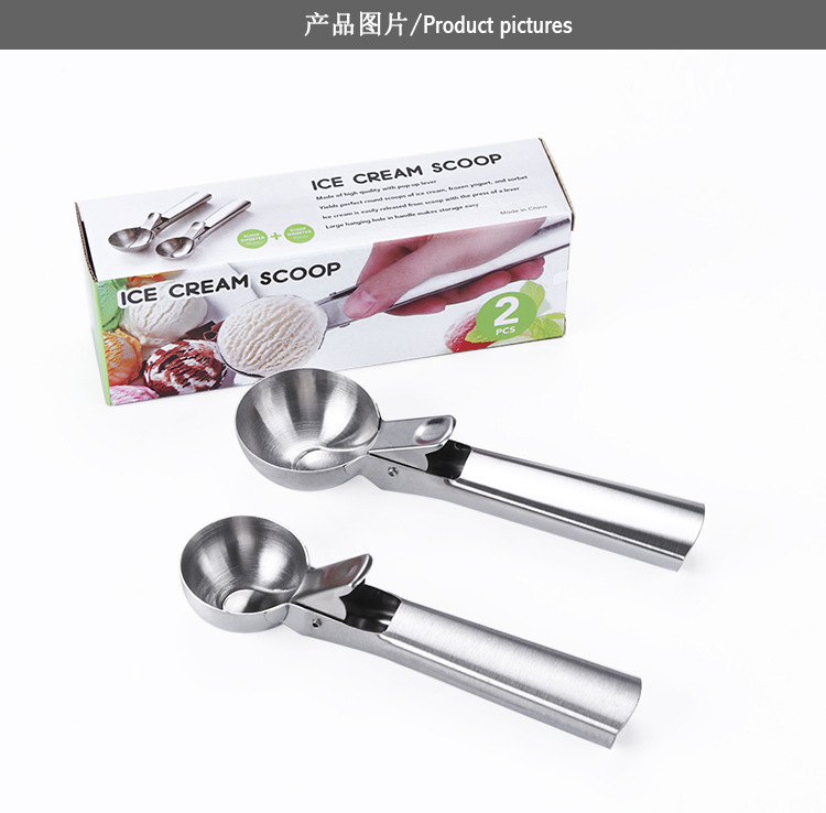 Amazon Hot Sale Stainless Steel Sanding Ice-Cream Spoon Stainless Steel Thickened Ice Cream Spoon Ice Cream Ball Scoop Amazon Hot Sale Stainless Steel Sanding Ice-Cream Spoon Stainless Steel Thickened Ice Cream Spoon Ice Cream Ball Scoop