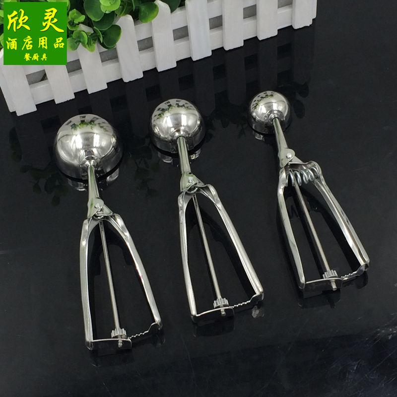 Stainless steel ice cream scoop melon baller scoop of ice-cream and fruits to dig ice cream scoop
