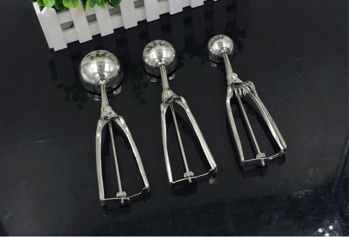 Stainless steel ice cream scoop melon baller scoop of ice-cream and fruits to dig ice cream scoop Stainless steel ice cream scoop melon baller scoop of ice-cream and fruits to dig ice cream scoop
