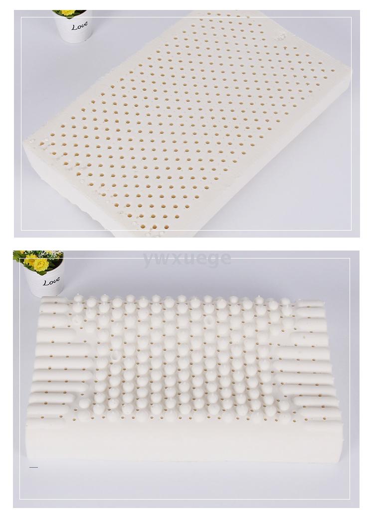Ywxuege fine Thailand natural latex pillow granule massage rubber pillow core memory pillow.