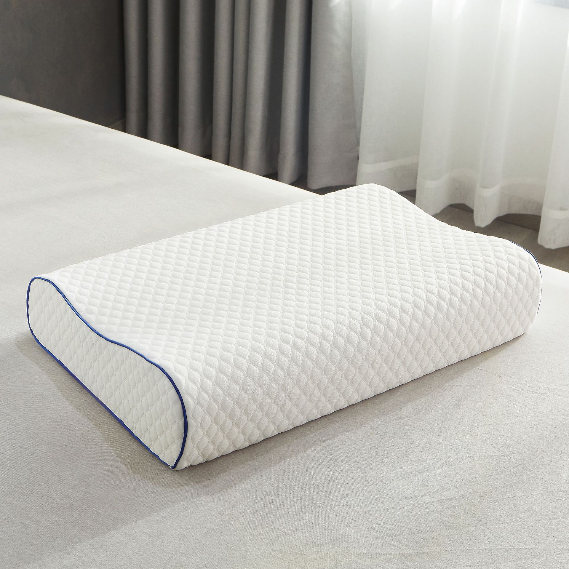 Factory Direct Supply Natural Latex Pillow Large Particles Height Massage Pillow Support OEM