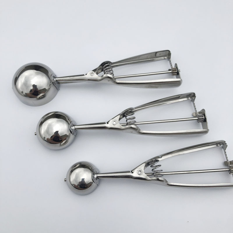 Stainless Steel Ice Cream Spoon Ice-Cream Spoon Ice Cream Spoon Melon Baller Fruit Scoop Popsickle Stick Tableware Spot Stainless Steel Ice Cream Spoon Ice-Cream Spoon Ice Cream Spoon Melon Baller Fruit Scoop Popsickle Stick Tableware Spot