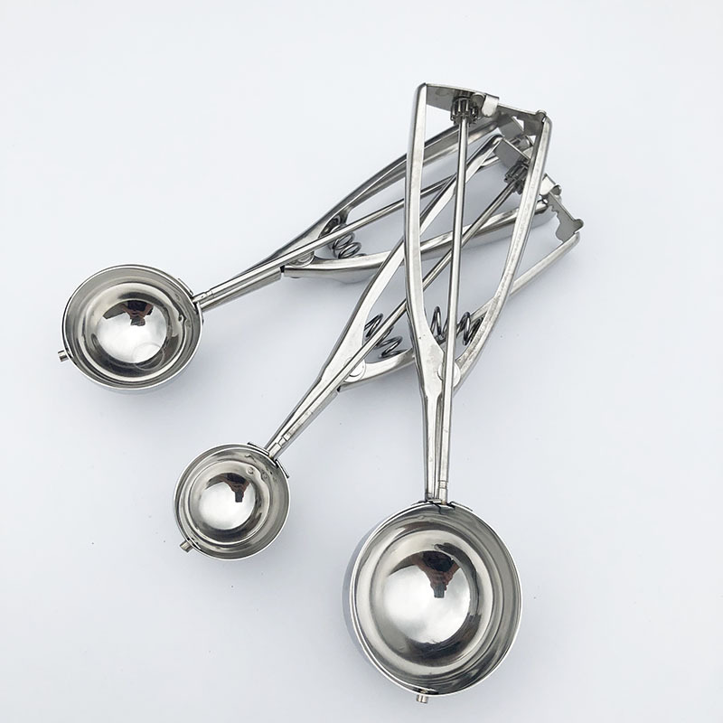 Stainless Steel Ice Cream Spoon Ice-Cream Spoon Ice Cream Spoon Melon Baller Fruit Scoop Popsickle Stick Tableware Spot Stainless Steel Ice Cream Spoon Ice-Cream Spoon Ice Cream Spoon Melon Baller Fruit Scoop Popsickle Stick Tableware Spot