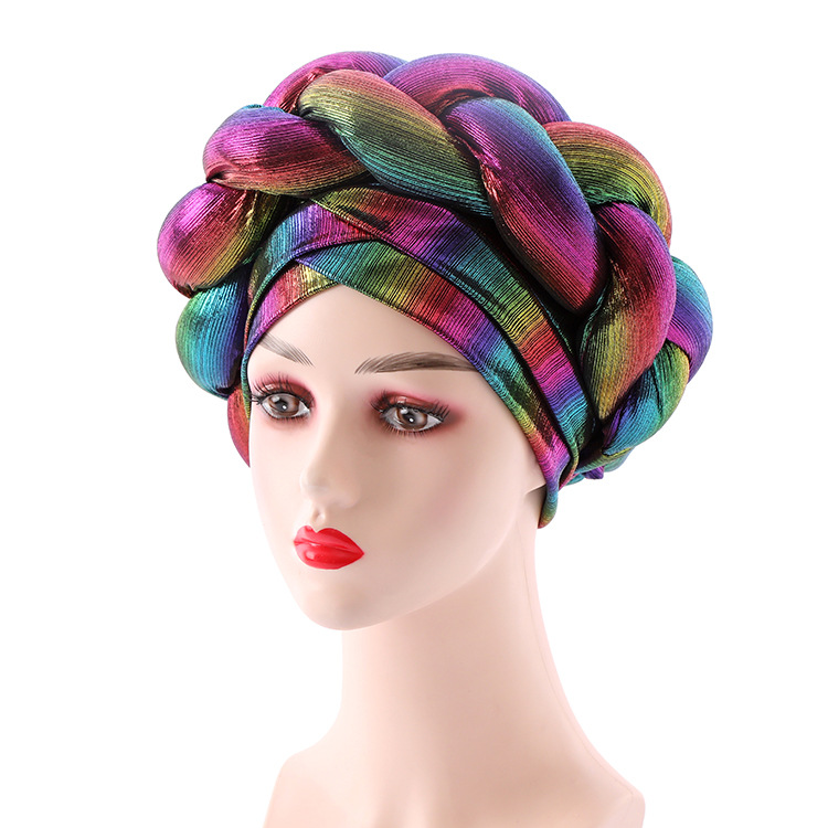 AliExpress Amazon Cross-Border New Muslim Hooded Cap Africa Woven Hat Turban Wrap Hat