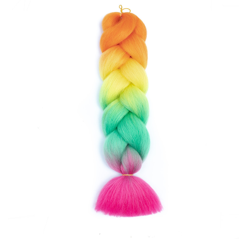 Wig Africa Dreadlocks, Gradient Color Fiber Big Braid, Twist Bo Braid Xuchang Factory Direct Sales