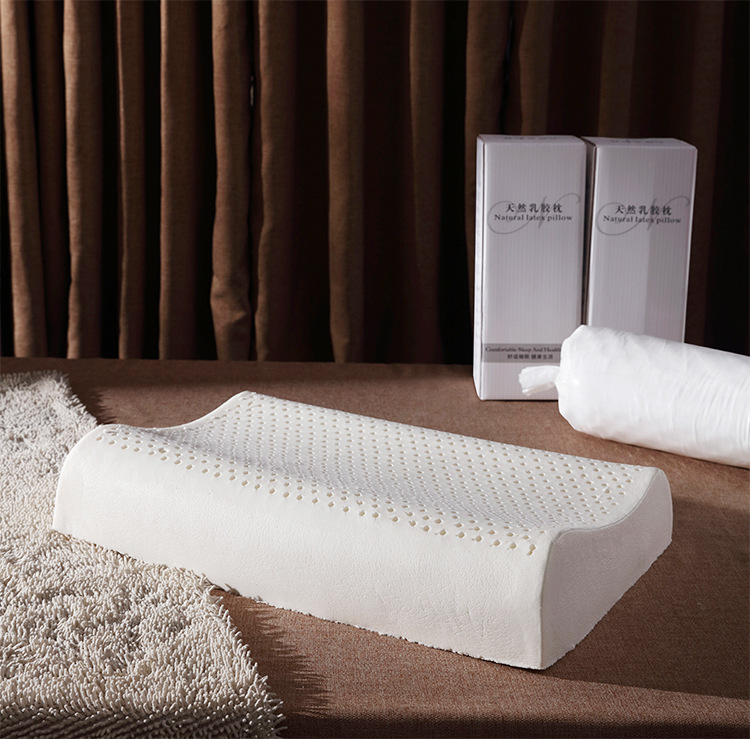 Thailand natural latex pillow adult high and low neck domestic rubber pillow core men and women single pillow Thailand natural latex pillow adult high and low neck domestic rubber pillow core men and women single pillow
