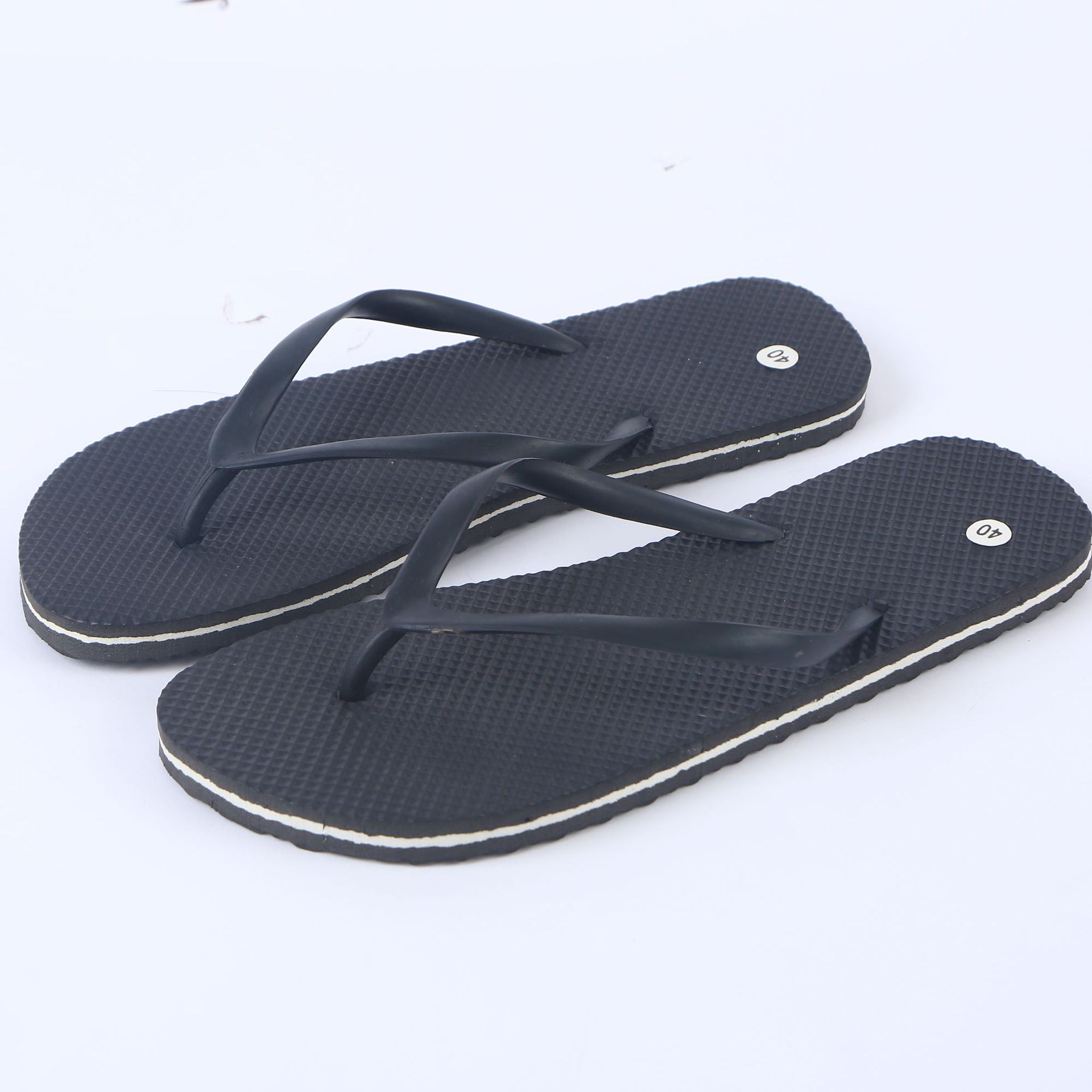Foreign Trade Africa Eva Black Flip-Flops Flip-Flops Fashion Beach Shoes Non-Slip Flat Slippers Quantity Discounts Foreign Trade Africa Eva Black Flip-Flops Flip-Flops Fashion Beach Shoes Non-Slip Flat Slippers Quantity Discounts