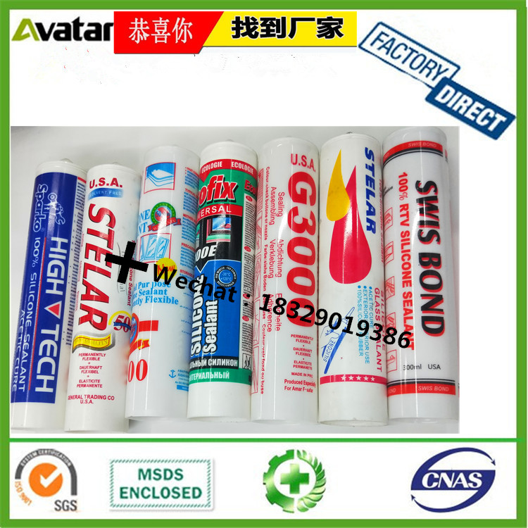 Factory wholesasle Africa Europe America, South America Italy Vietnam Australia Spain Russia clear silicone sealant