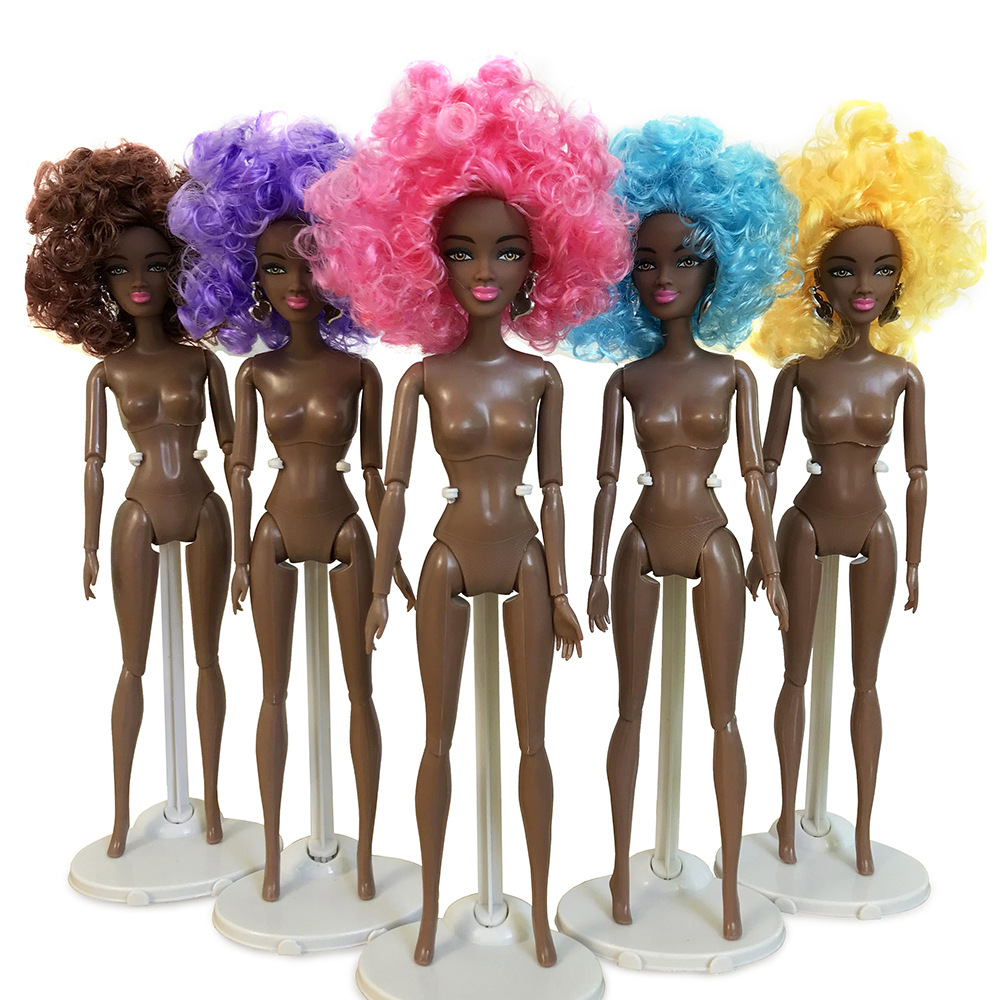 African Black Doll 28 Foreign Trade Cross-Border Multi-Joint Black Skin Africa Baby Doll African Black Doll 28 Foreign Trade Cross-Border Multi-Joint Black Skin Africa Baby Doll