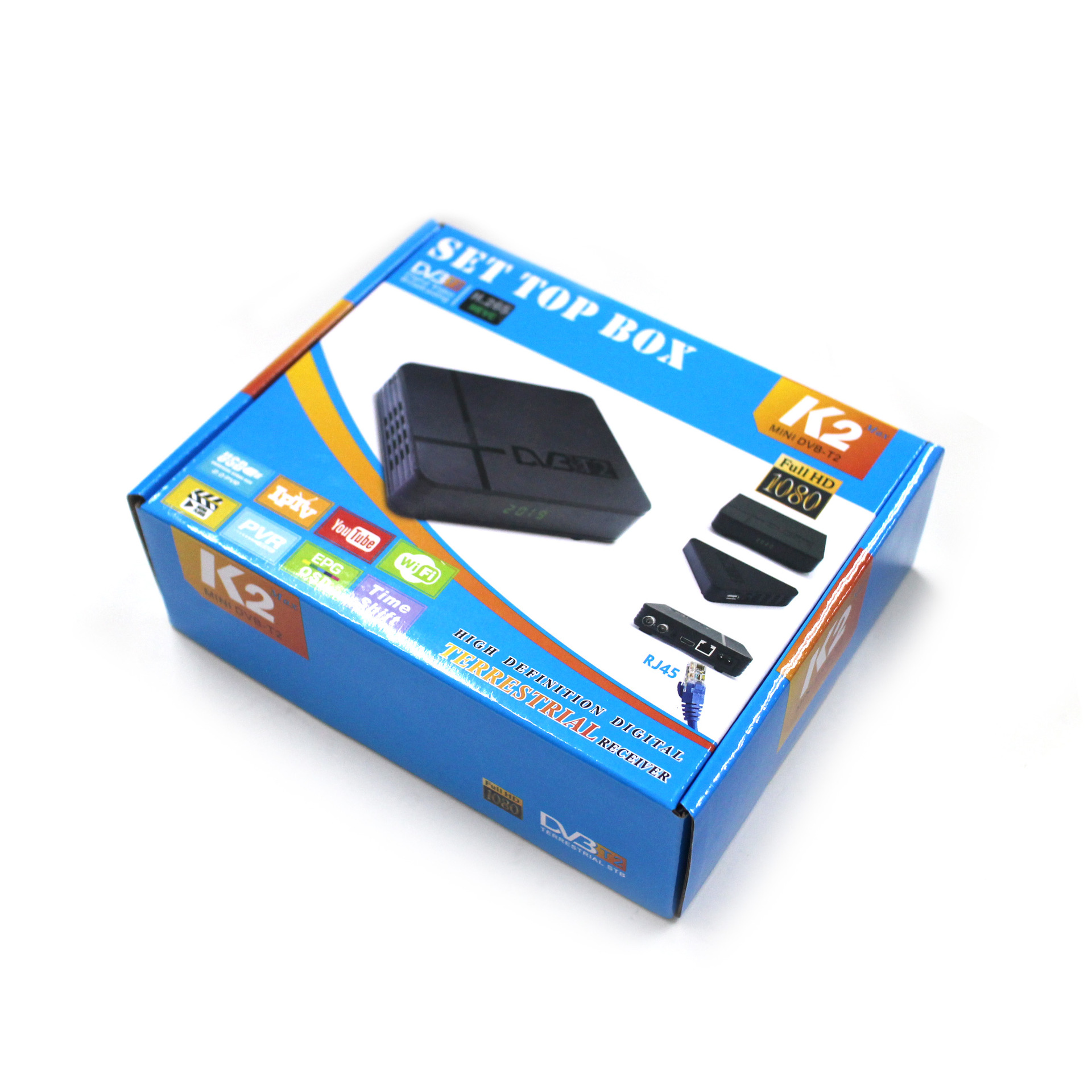 New H.265t2k2 Support Network Port MaxHD HD TV Box Sales Europe Southeast Asia Middle East Africa and Other Countries