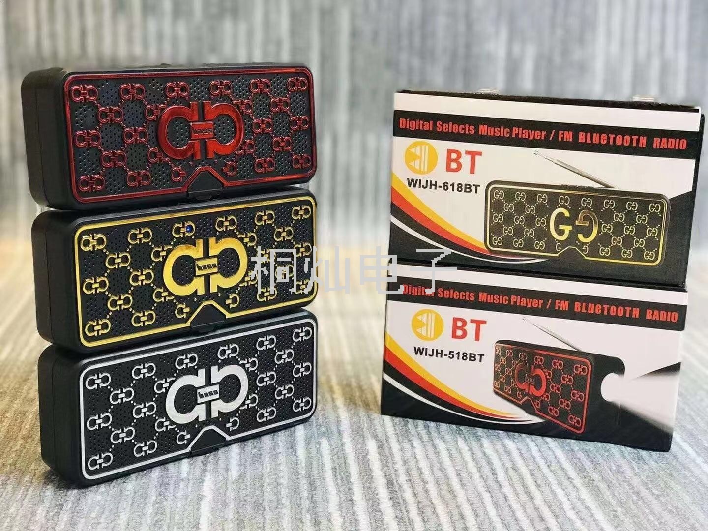 Africa South America Hot Pin 518bt Bluetooth Speaker Mini Card Pocket Audio Usb Portable Radio Gift