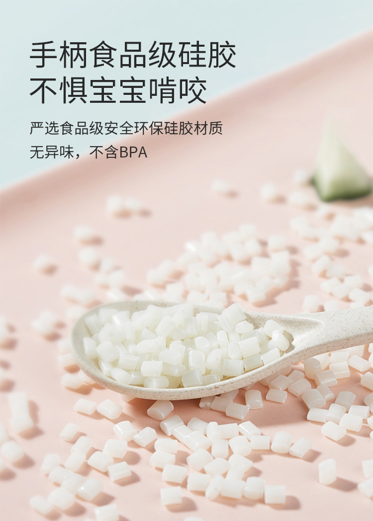 South Korea Imported Baby Training Fork Spoon Baby Food Supplement Children Tableware Stainless Steel Fork and Spoon Set