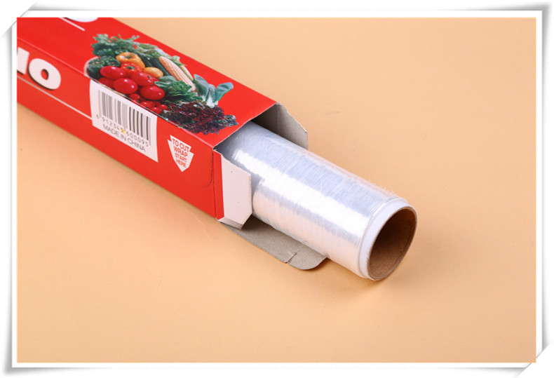 Imported Food Grade Plastic Wrap Household Food Fresh-Keeping Large Roll Kitchen Plastic Wrap