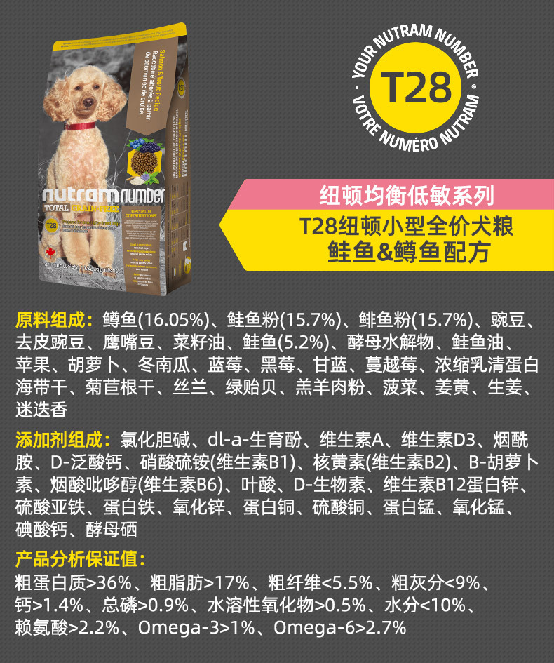 Newton Dog Food One Piece Dropshipping T27t28 Canada Imported Teddy Small Dogs Full Price