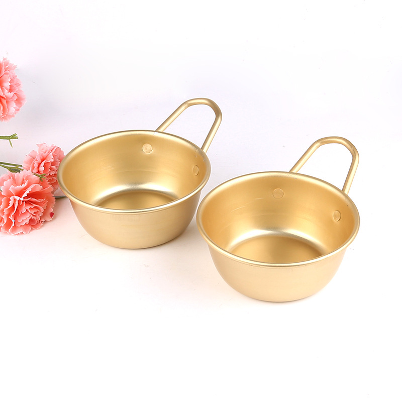 South Chesapeake imported rice wine Korean food restaurant hot wine wine bowl with Korean dramas with aluminum