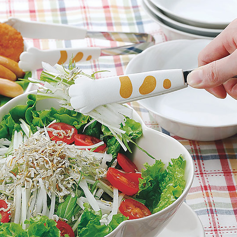 Mountain Japan Imported Cat Claw Food Clip Mixed Salad Bread Clip Barbecue Sugar Sugar Snack Heat Resistant Food Clip