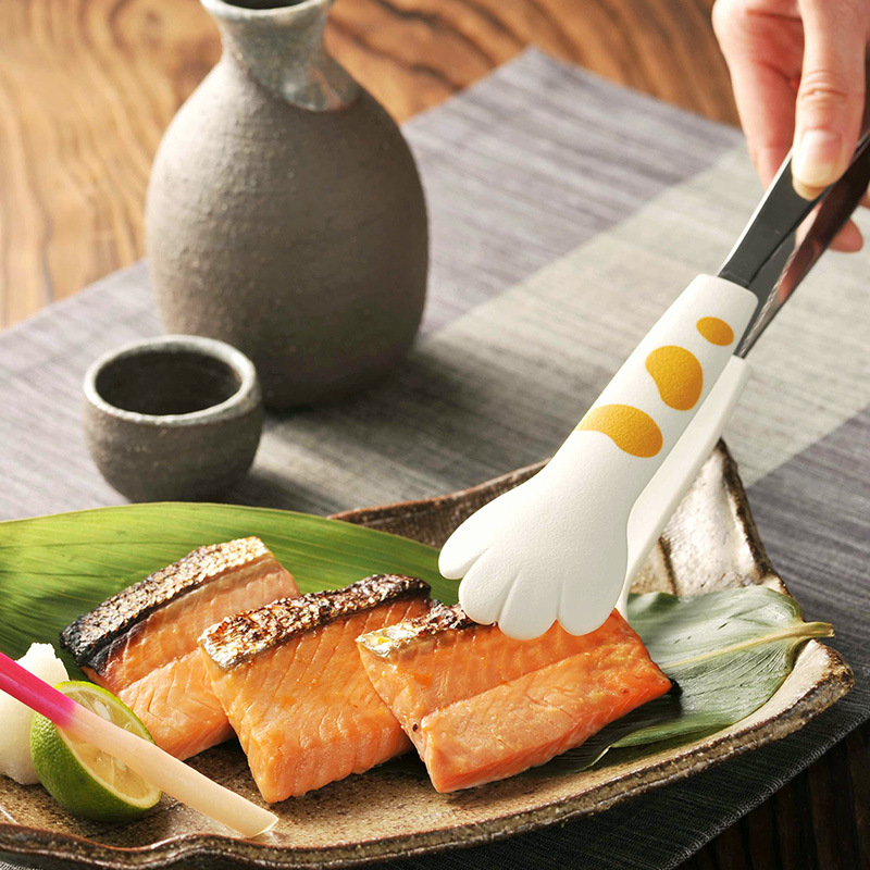 Mountain Japan Imported Cat Claw Food Clip Mixed Salad Bread Clip Barbecue Sugar Sugar Snack Heat Resistant Food Clip