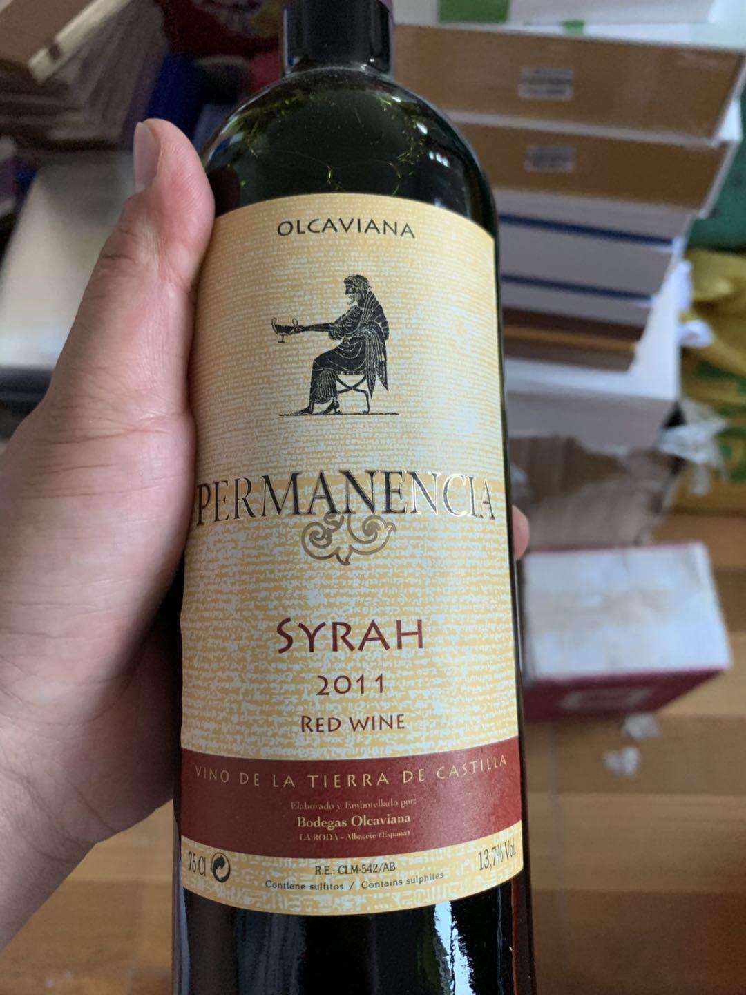 750ML red wine imported from Spain