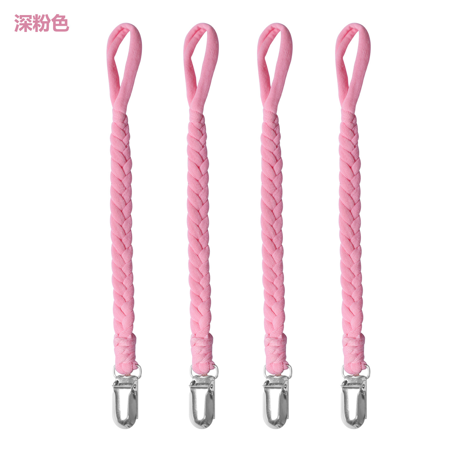 INS Hot Amazon Foreign Trade Pacifier Strap Silicone Pad Nipple Clip Pacifier Clip