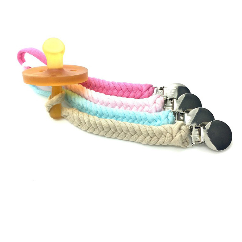 INS Hot Amazon Foreign Trade Pacifier Strap Silicone Pad Nipple Clip Pacifier Clip