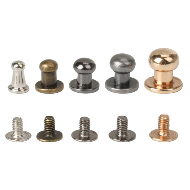 Factory Cross-Border Zinc Alloy Monk Head Pacifier Nail Luggage Leather Hardware Accessories Screws DIY Wholesale