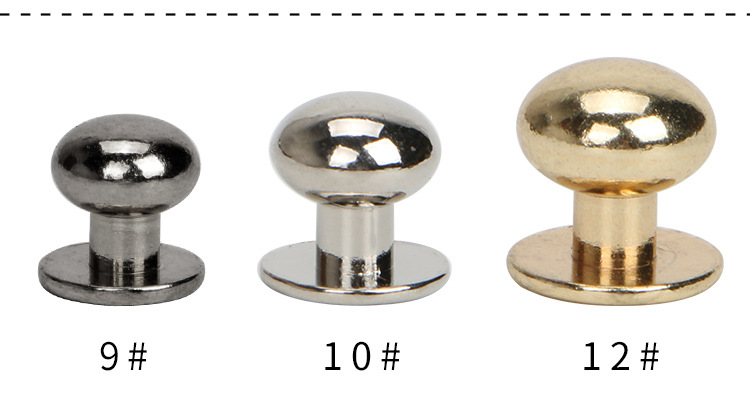 Factory Cross-Border Zinc Alloy Monk Head Pacifier Nail Luggage Leather Hardware Accessories Screws DIY Wholesale