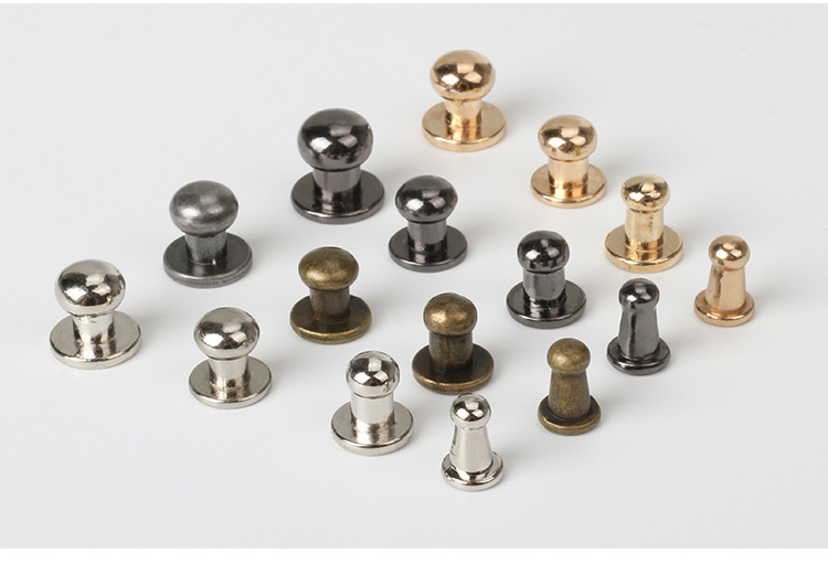 Factory Cross-Border Zinc Alloy Monk Head Pacifier Nail Luggage Leather Hardware Accessories Screws DIY Wholesale