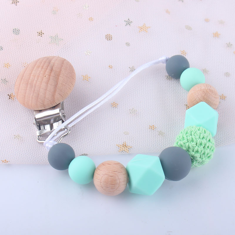 New Baby Silicone Pacifier Clip Baby Molar Toys Drop-Preventing Chain Maternal and Infant Products New Baby Silicone Pacifier Clip Baby Molar Toys Drop-Preventing Chain Maternal and Infant Products
