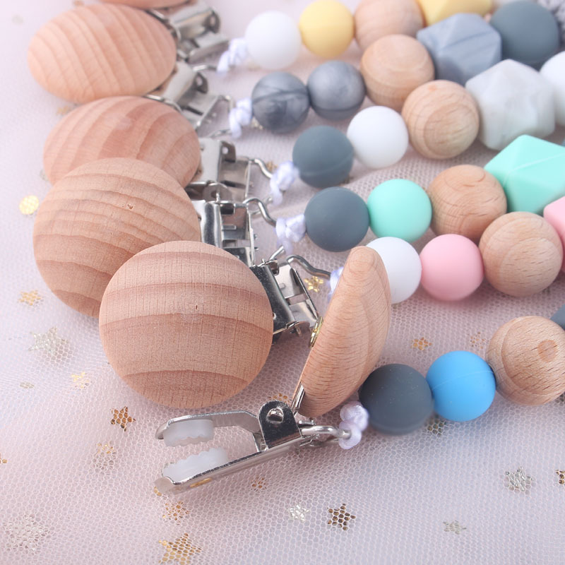 New Baby Silicone Pacifier Clip Baby Molar Toys Drop-Preventing Chain Maternal and Infant Products New Baby Silicone Pacifier Clip Baby Molar Toys Drop-Preventing Chain Maternal and Infant Products