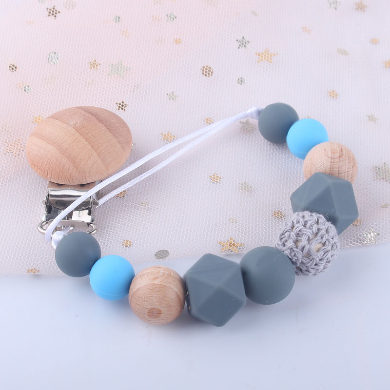 New Baby Silicone Pacifier Clip Baby Molar Toys Drop-Preventing Chain Maternal and Infant Products New Baby Silicone Pacifier Clip Baby Molar Toys Drop-Preventing Chain Maternal and Infant Products