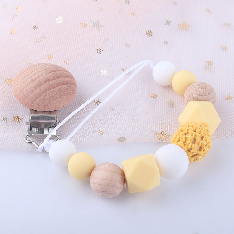 New Baby Silicone Pacifier Clip Baby Molar Toys Drop-Preventing Chain Maternal and Infant Products New Baby Silicone Pacifier Clip Baby Molar Toys Drop-Preventing Chain Maternal and Infant Products