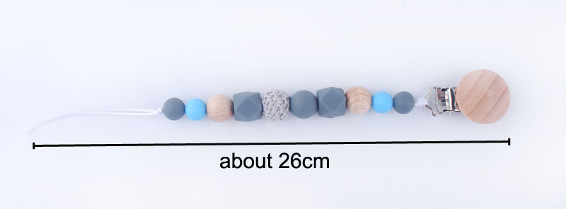 New Baby Silicone Pacifier Clip Baby Molar Toys Drop-Preventing Chain Maternal and Infant Products New Baby Silicone Pacifier Clip Baby Molar Toys Drop-Preventing Chain Maternal and Infant Products