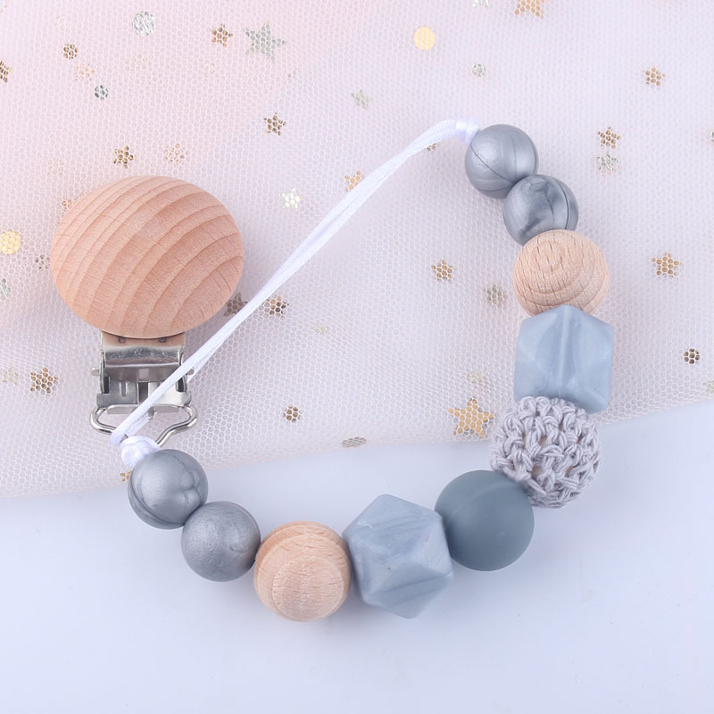 New Baby Silicone Pacifier Clip Baby Molar Toys Drop-Preventing Chain Maternal and Infant Products New Baby Silicone Pacifier Clip Baby Molar Toys Drop-Preventing Chain Maternal and Infant Products