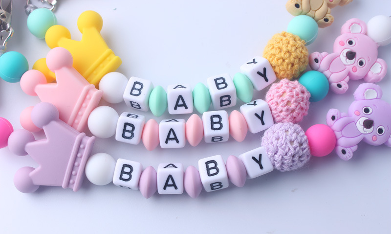 Baby Products Silicone Pacifier Clip Koala Cartoon Silicone Toy Teeth Grinding Chain Foreign Trade New Style