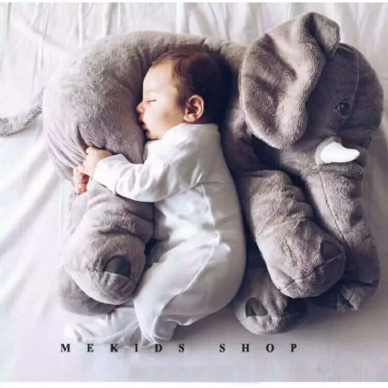 Hot style elephant doll WeChat with plush toy pacifier pillow to accompany baby doll, sleeping pillow wholesale