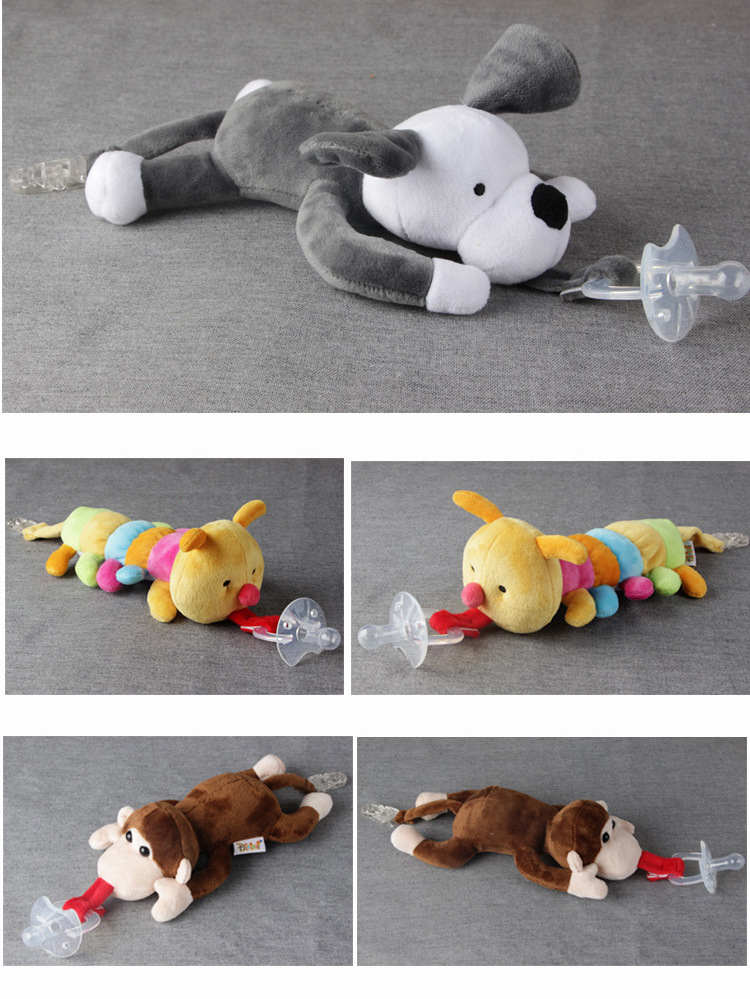 Baby Pacifier Hanging Detachable Woolen Stuffed Animal Unicorn Baby Toy in Stock Wholesale Baby Pacifier Hanging Detachable Woolen Stuffed Animal Unicorn Baby Toy in Stock Wholesale