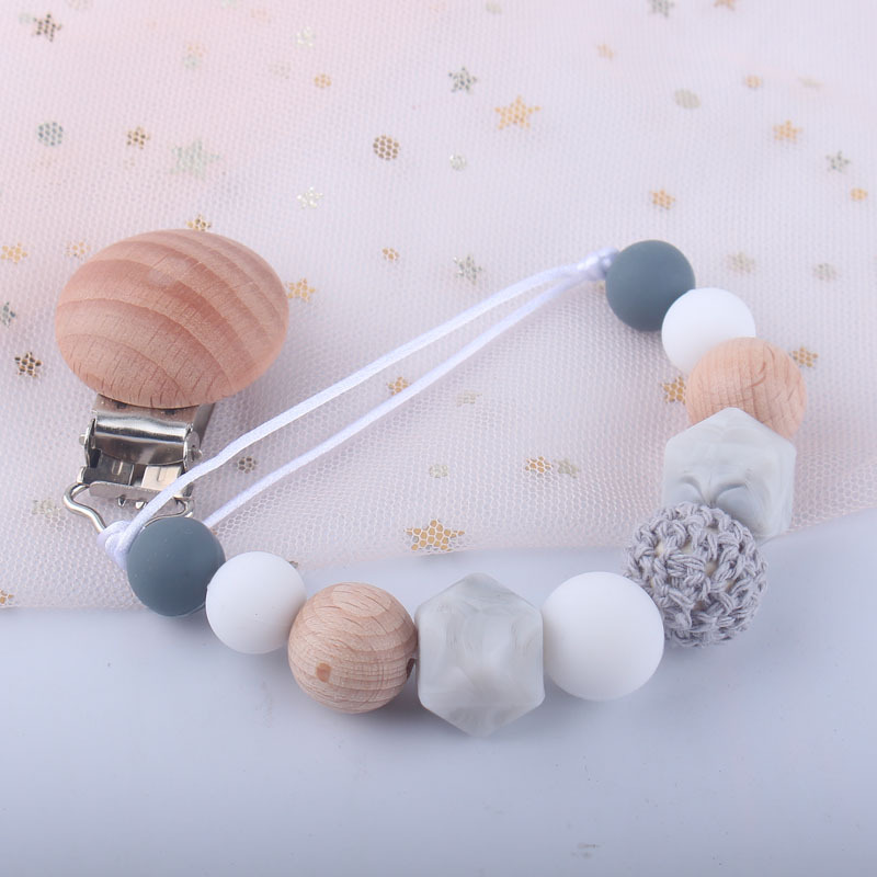 New Factory Direct Sales Baby Silicone Pacifier Clip Baby Molar Toy Drop-Preventing Chain Maternal and Child Supplies New Factory Direct Sales Baby Silicone Pacifier Clip Baby Molar Toy Drop-Preventing Chain Maternal and Child Supplies