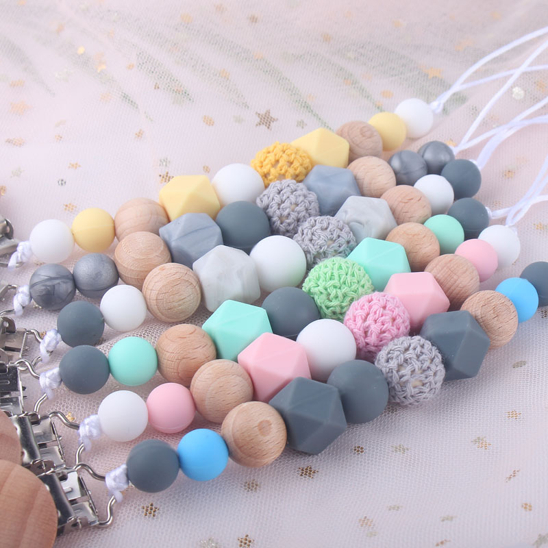 New Factory Direct Sales Baby Silicone Pacifier Clip Baby Molar Toy Drop-Preventing Chain Maternal and Child Supplies New Factory Direct Sales Baby Silicone Pacifier Clip Baby Molar Toy Drop-Preventing Chain Maternal and Child Supplies
