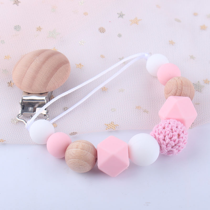 New Factory Direct Sales Baby Silicone Pacifier Clip Baby Molar Toy Drop-Preventing Chain Maternal and Child Supplies New Factory Direct Sales Baby Silicone Pacifier Clip Baby Molar Toy Drop-Preventing Chain Maternal and Child Supplies