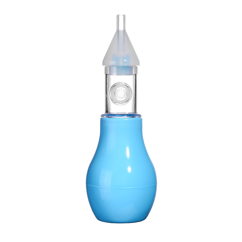 Factory Direct Sales Silicone Baby Aspirator Pump Type Newborn Cold Nose Cleaner Anti-Backflow Nasal Aspirator
