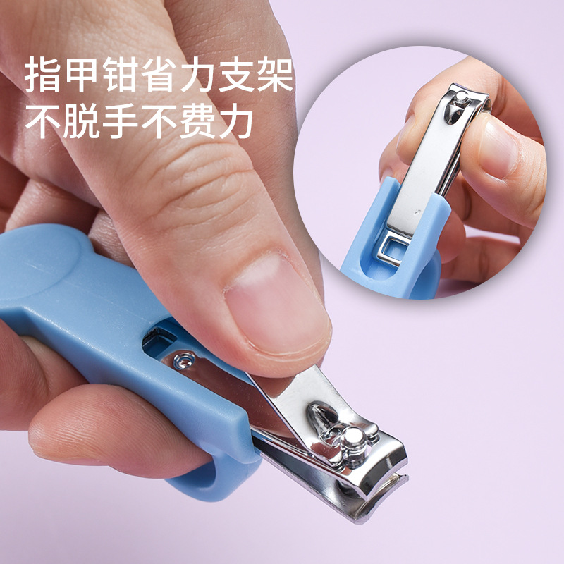 Baby and Infant Nasal Aspirator Care Suit Thermometer Nail Clippers Comb Baby Nail Clippers Care 8-Piece Set
