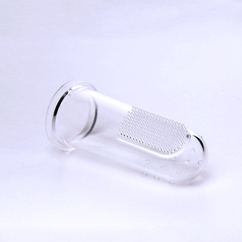 Baby silicone toothbrush with finger cover, thumb cover, baby tooth brush, all silicone tongue coating toothbrush