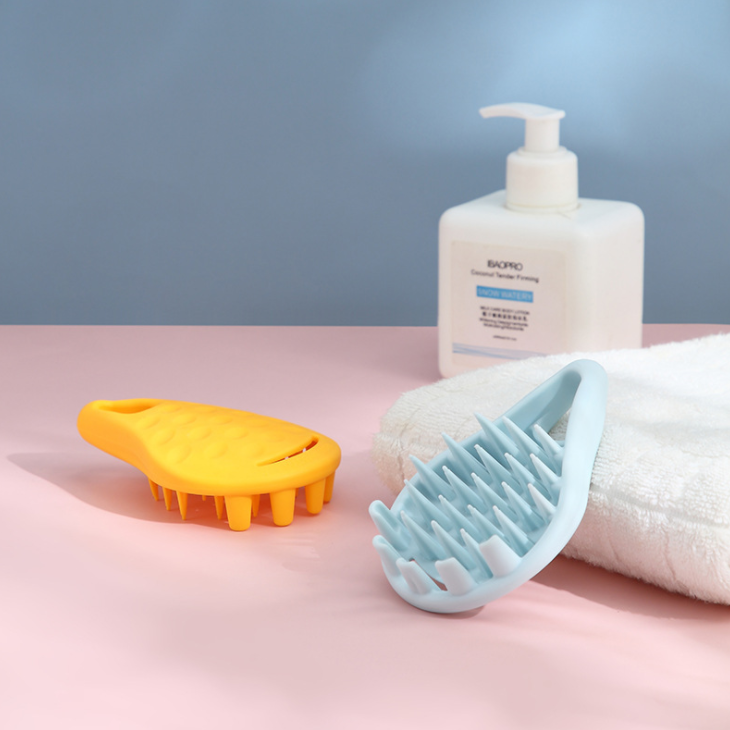 Bath Head Scratching Shampoo Brush Massage Comb Silicone End Leather Soft Tooth Long Hair Hair Comb Bath Head Scratching Shampoo Brush Massage Comb Silicone End Leather Soft Tooth Long Hair Hair Comb