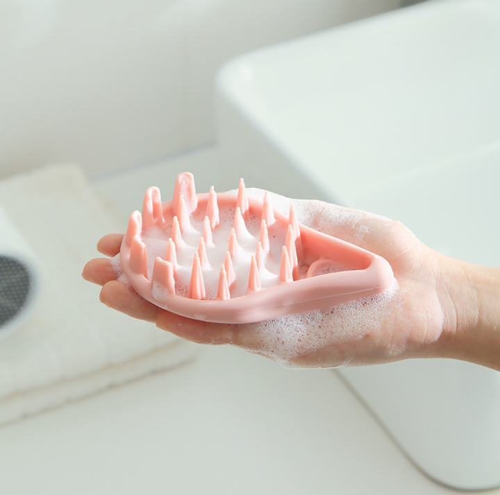 Bath Head Scratching Shampoo Brush Massage Comb Silicone End Leather Soft Tooth Long Hair Hair Comb Bath Head Scratching Shampoo Brush Massage Comb Silicone End Leather Soft Tooth Long Hair Hair Comb