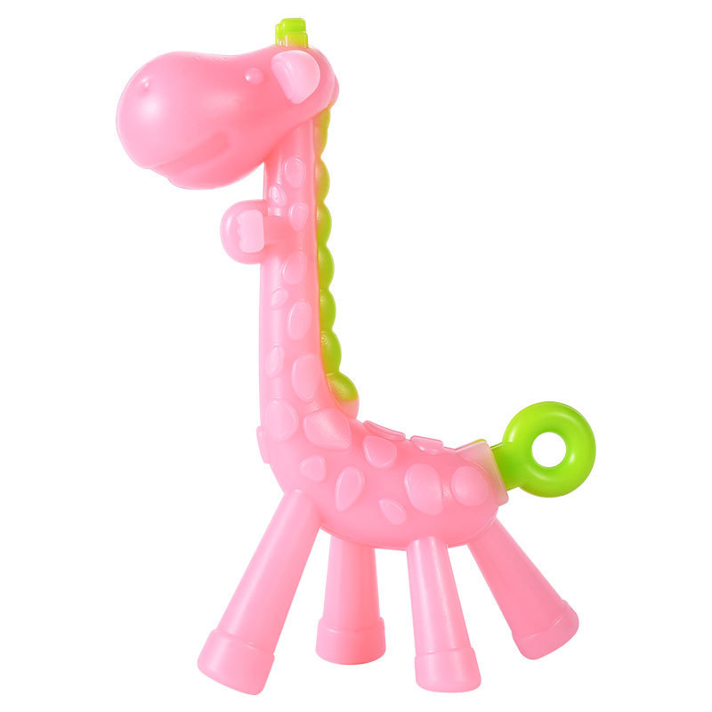 Baby silicone giraffe tooth glue Safety silica gel molar stick Baby deer tooth glue bite glue