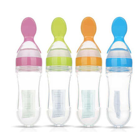 Rice Paste Feeding Bottle Baby Silicone Squeeze Spoon Rice Flour Baby Baby Spoon Complementary Feeding Bottle Feeder