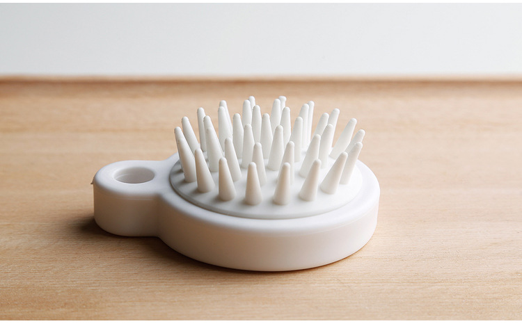 Supply silicone shampoo brush printless baby bath cleaning brush massage brush artifact head hair care massage comb