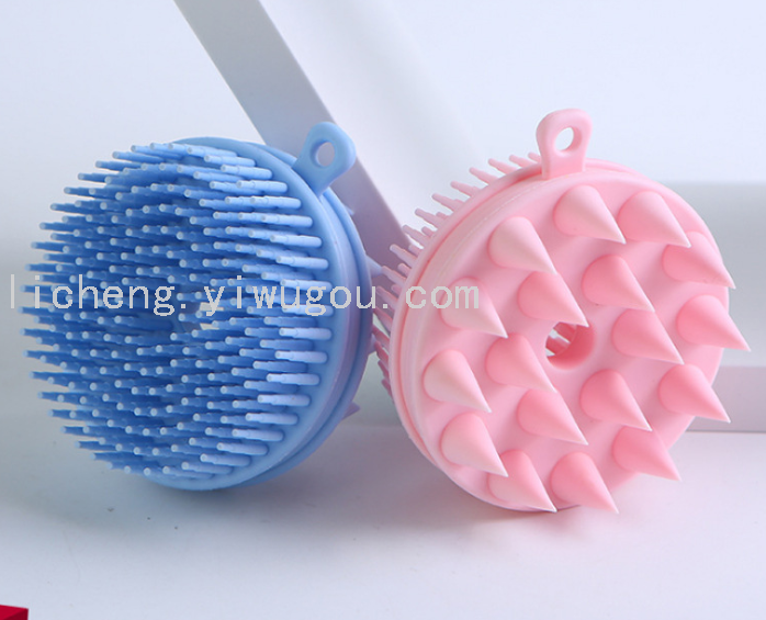 Silicone Massage Shampoo Brush Bath Brush Children&#039;s Bath Brush Massage Back Washing Brush Shampoo Brush